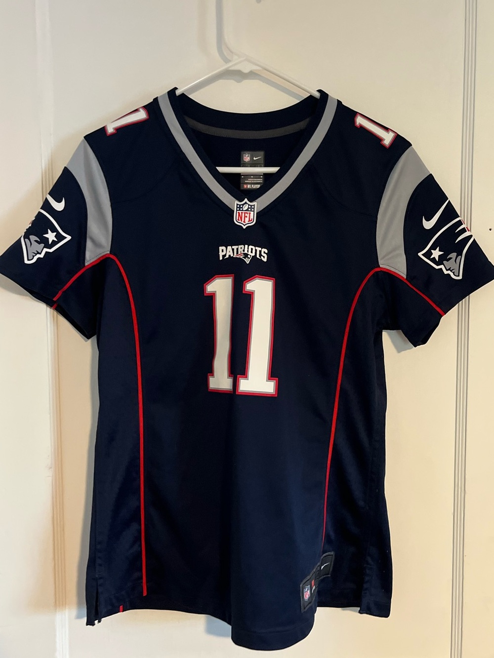 NFL Patriots #11 EDELMAN Football Jersey